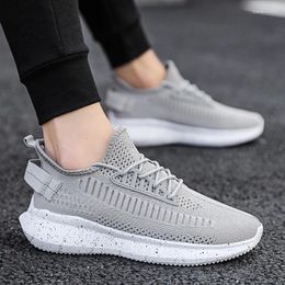 Fitness Shoes Men Vulcanize Casual Breathable Thin Mesh Sports Running Mens Fashion Sneakers