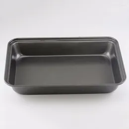 Baking Moulds Square Pan Tray Oven Steel Trays Bread Forms Cookie Cake Mold Microwave Dish Baguette