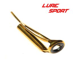 Accessories LureSport 10 pcs Gold frame MN Top guide SIZE 5 6 8 repair Fishing Rod Building component Repair DIY Accessory