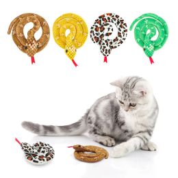 Toys The new plush snake series of cat toys includes blaring paper bite resistant interactive fun pet supplies