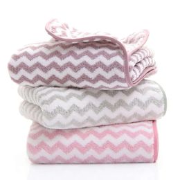 Kitchen Fleece Ripples Water Coral Hand Strong Absorption Washing Room Handkerchief Towel 35*75cm kerchief