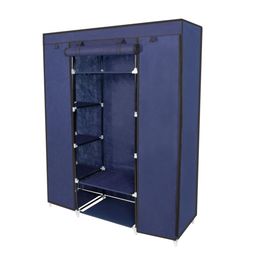 67quot Portable Closet Storage Organiser Wardrobe Clothes Rack With Shelves2039766