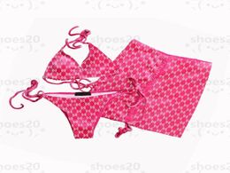 Plaid Print Bikini Set Hipster Top Fabric Padded Women039s Luxury Swimwear Charming Bandage Designer Bathing Swimsuits6241679