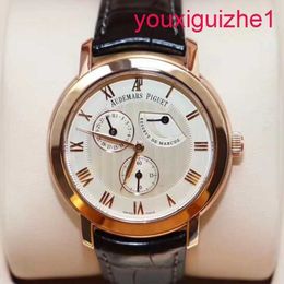 AP Female Wrist Watch Mens Millennium Series Manual Mechanical 18k Rose Gold Watch 25955OR.OO.D002CR.01