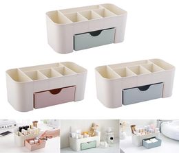 Plastic Makeup Box Organizers High Capacity Jewelry Cosmetic Storage Box with Drawer Acrylic Lipstick Holder Sundries Container6676437