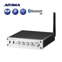 Amplifier AIYIMA A03 TPA3116 Subwoofer Audio Amplifier 2.1 Sound Amplificador B01 Bluetooth Power Amplifiers Speaker Home Amp 50Wx2+100W