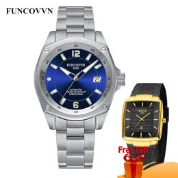 Watches Automatic Diver 100M Mens Watches Luminescent Mechanical Wristwatch NH35A Movement Analogue Stainless Steel Luxury Luminous Watch