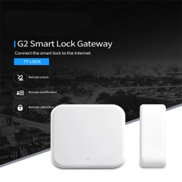 Control New TTlock Electronic Lock Bluetoothcompatible Gateway G2 Fingerprint Lock Password Smart Door Lock Work With Alexa Google Home