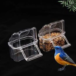 Other Bird Supplies No-Mess Feeder Parrot Transparent Easy To Instal And Use Clean Durable Seed For Birds Cage Pet Gift