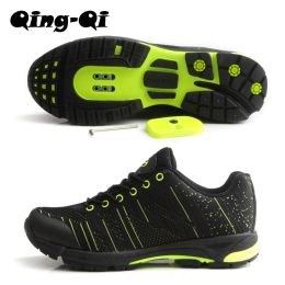 Footwear QQTB22B1814 Mens MTB Cycling Shoes Wearable Mountain Bike Shoes Tenis Masculino Gravel Road Bicycle Sneakers for Men Size4049