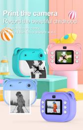 Camera Children's camera toys can be photographed and printable baby HD digital mini polaroid gifts for little girls