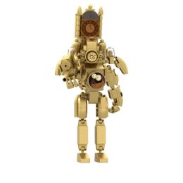 Blocks Titan Clock Man Female TV personality Skibidi Toilet Man Building Blocks Toys Model Set Of Decoration Diy Toy For Birthday Gift