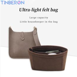 Cases TINBERON Fits for Saddle Bags Felt Cloth Insert Bag Organizer Makeup Handbag Organizer Travel Inner Purse Portable Cosmetic Bags
