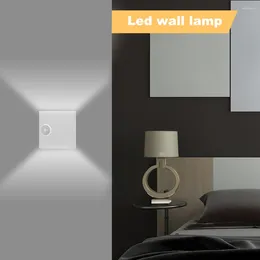 Wall Lamp 7W LED Light Waterproof Home Lighting Motion Sensor Stairs Cube Courtyard Garden