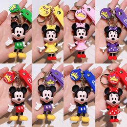 Christmas Cross border New Cartoon Character Drop Glue Doll Keychain Car Bag Key Pendant Gift