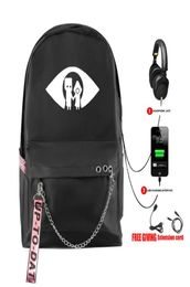 Backpack Fashion Harajuku Print Little Nightmares 2 Bag USB Rechargeable Schoolbag Women039s Travel Creative Boys Girls Laptop4588590