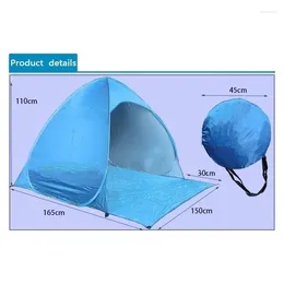 Tents And Shelters Potable Beach Tent Automatic Instant Up Light Weight Outdoor UV Protection Camping Fishing Sun Shelter