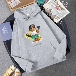 Mode skateboard nallebjörn tar din foto tröja för män roliga hatt rep toppnyhet s-xxxl kläder harajuku axel drop hoodie