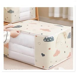 Storage Bags Quilt Bag With Handle Cotton Multifunctional Dustproof Household Moving Packaging Organising