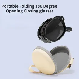 Sunglasses 1pcs Portable Folding 180 Degree Opening Closing Fashion Personalized Glasses For Women Outdoor Decor