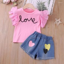 Clothing Sets Humour Bear Combination Kids Children Girls Clothes Brand