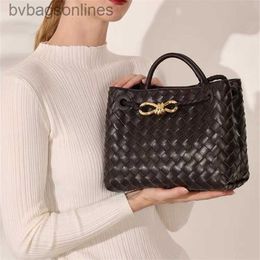 Trendy Original Bottegs Venets Brand Bags for Women 2024 Advanced Genuine Leather Woven Bag Fashion Sheepskin Handbag Large Capacity Bags with 1to1 Logo
