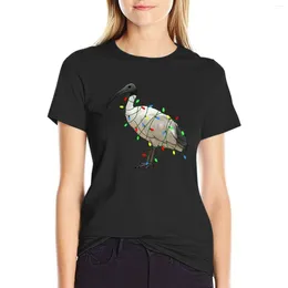 Women's Polos Bin Chicken Lights T-Shirt Woman T-shirts Plus Size T Shirts For Women Loose Fit Tshirts Summer Clothing