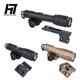 Scopes Tactical Surefir M300C M300A Scout Light Offset MLOK KEYMOD Mount Airsoft Weapon Flashlight Hunting Lanterna Base Accessories