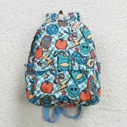 Bags Wholesale Baby Girl Pencil Apples Backpack Toddler Outdoor Portable Wholesale Kids Children Back To School Green Bag