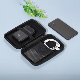 Storage Bags Eva Zipper Bag Mobile Phone Charger Protection Hard Disc Case U Data Cable Headphone Min Pocket Pouch