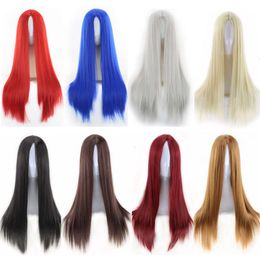 Cosplay Anime Cosplay Wig, Medium Length Straight Hair, Color 70CM, European and American Cross-border Headwear Wholesale Manufacturer