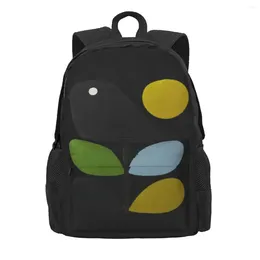 Backpack Orla Kiely Multi Stem Colorful Fabric Backpacks Large Children School Bag Shoulder Laptop Rucksack Casual Travel