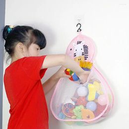 Storage Bags Convenient Bath Toy Hanging Bag Transparent Mesh Large Capacity Infant Bathtub Organisation