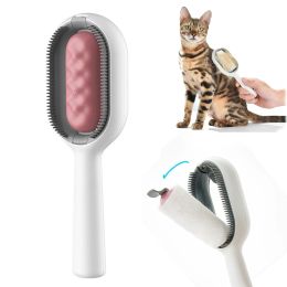 Grooming Double Sided Cat Cleaning Comb Cat Hair Remover to Remove Floating Hair Sticky Fur Pet Grooming Brush Cat Dogs Cleaning Supplies