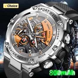 Control New Military Outdoor Bluetooth Call Smart Watch Men 1.5 Inch 800 MAh Large Battery Watch IP68 Waterproof Sports Smartwatch 2023