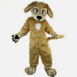 2024 High Quality Brown Dog Mascot Costume Anime Costume Christmas Halloween Advertising Birthday Party Free Shpping
