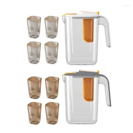 Water Bottles H55A Large Capacity Plastic Kettle With Philtre Drink Dispensers Cold Kettles