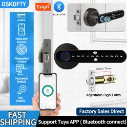 Control Fingerprint Door lock For Bedroom Smart Door Lock Password Electronic Digital Lock Keyless Entry Door Knobs lock for Home