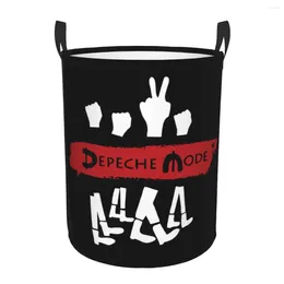 Laundry Bags Depeche Cool Mode Electronic Hamper Large Clothes Storage Basket Toys Bin Organiser For Boy Girl