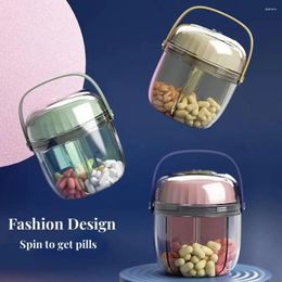 Storage Bottles Fashion Portable Dispenser Waterproof Sealed Divider Box Accessorie Tablet Orga A1x6