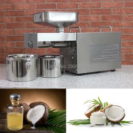 Pressers Stainless steel automatic home coconut oil press machine for coconut oil, cold coconut oil press machine