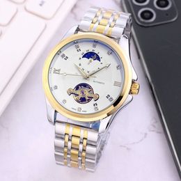 The fashionable and trendy fully automatic mechanical steel strip mens watch can