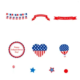 Stickers 4th-July Wall Window Clings Decorations Large Decal Independence Day Sticker For Home Decorative Decor