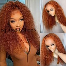Colored Red Lace Front Human Hair Wigs Curly Hd Lace Frontal Wig for Women Deep Wave Burgundy 13x4 Transparent Glueless Red Wig 891