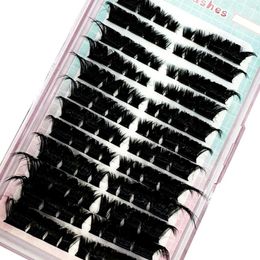 False Eyelashes Mix 3D Thick Fluffy Single Cluster Eyelash Extension Segmented Natural Mink Eye Effect Lashes Individual