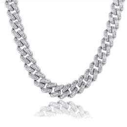 Iced Out Cuban Chain S925 Silver 14k 10k Moissanite Diamond Necklace Fine Jewellery