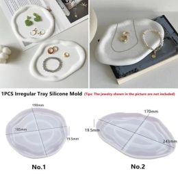 Ceramics 1pc Diy resin drop adhesive irregular cloud tray tea cup pad jewelry tray gypsum mirror surface silicone mold