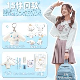 Bags Cartoon Cute Kawaii Sanrioed Cinnamoroll My Melody Kuromi New Pattern High Capacity Children's Backpack