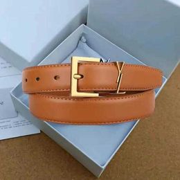 Designer Belt for Woman designer 3.0cm Width High Quality Men Designer Belts S Buckle Womens Waistband 6 Colour optional white belt Genuine Leather Belt 9SZB