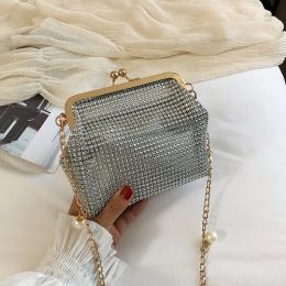 Bags Women Luxury Handbag Women Bags Design Purse And Shoulder Messenger Bag For Party/wedding Soft Bead Diamond Evening Bag 2020 New